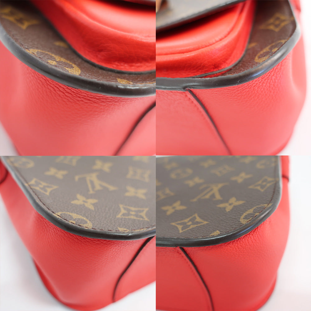 Louis Vuitton PM Monogram M44548 Handbag Shoulder 2WAY G Gold