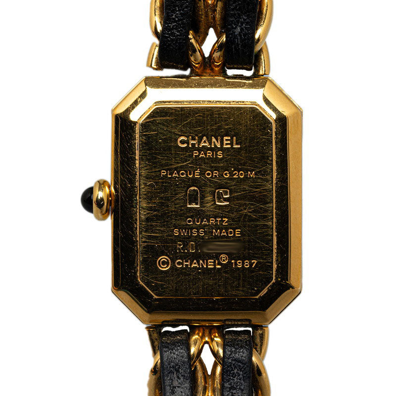 Chanel Premium  Size L H0001 Quartz Black Screen Mackie  CHANEL