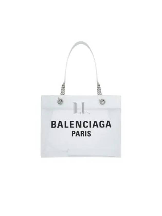 Luxury Balenciaga  Duty Free Medium Tote Bag White