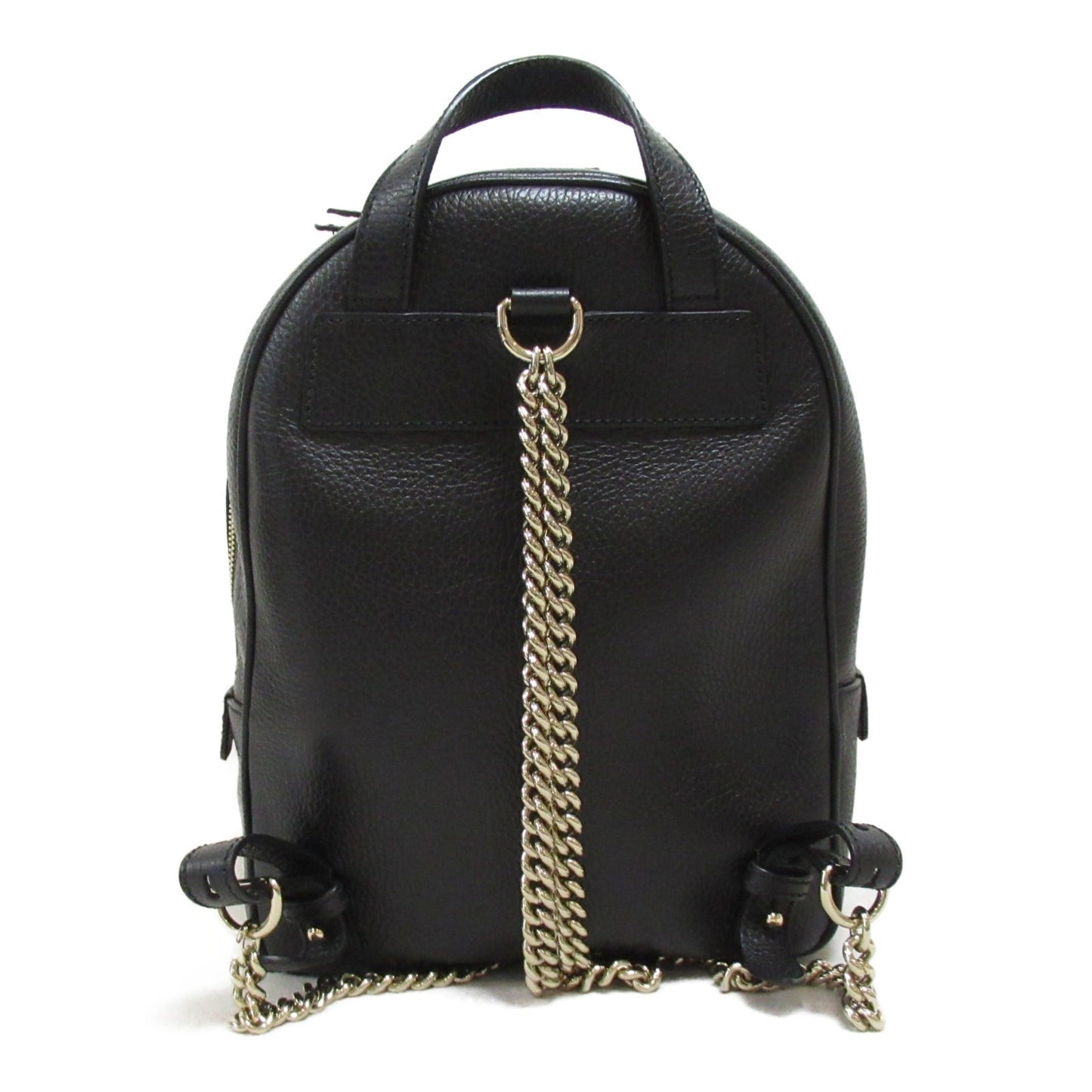Gucci  Backpack Interlocking G Rucksack Backpack Leather  Black  536192