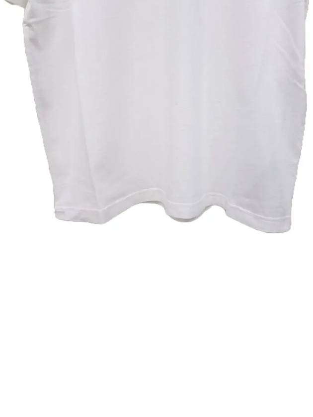 Luxury Balenciaga  Back Logo Short Sleeve T-Shirt White