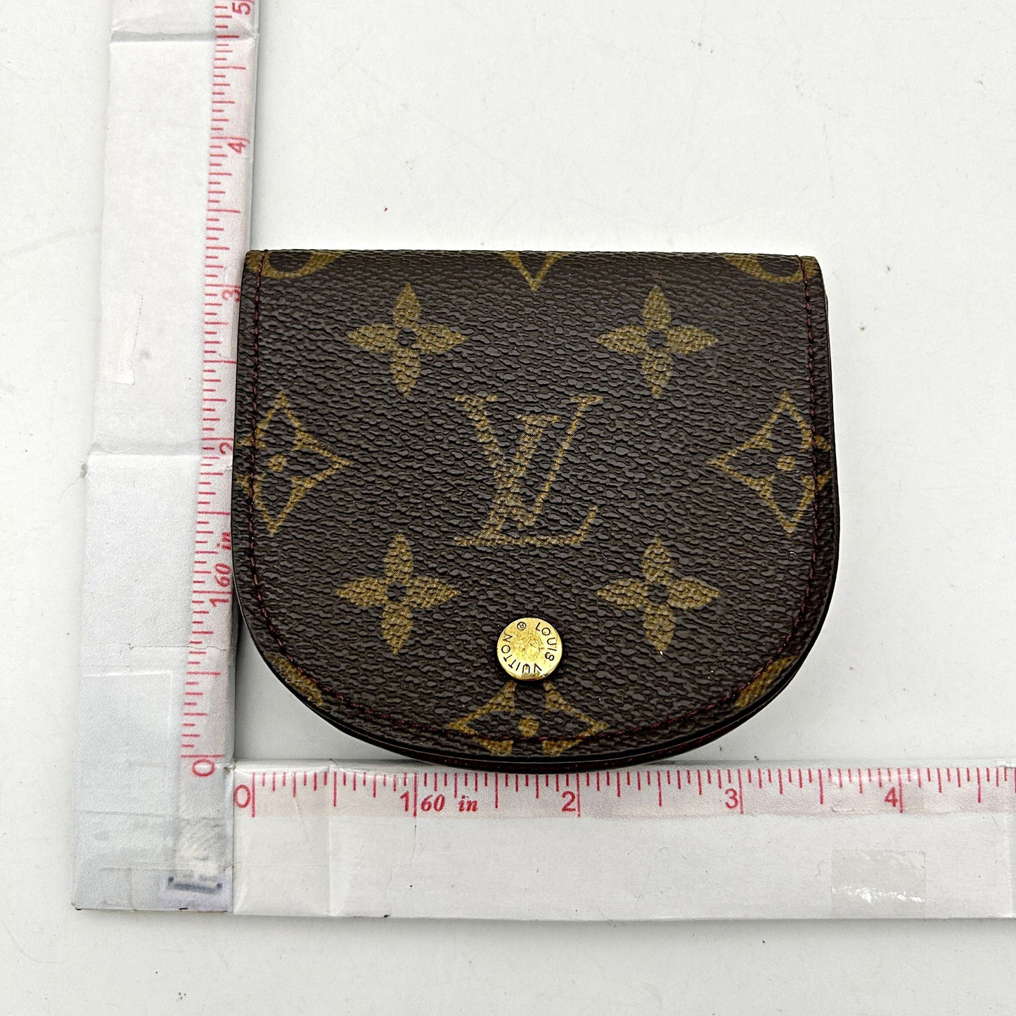 LOUIS VUITTON Monogram Porte-Monnaie Gousset Change Purse lv6608vd