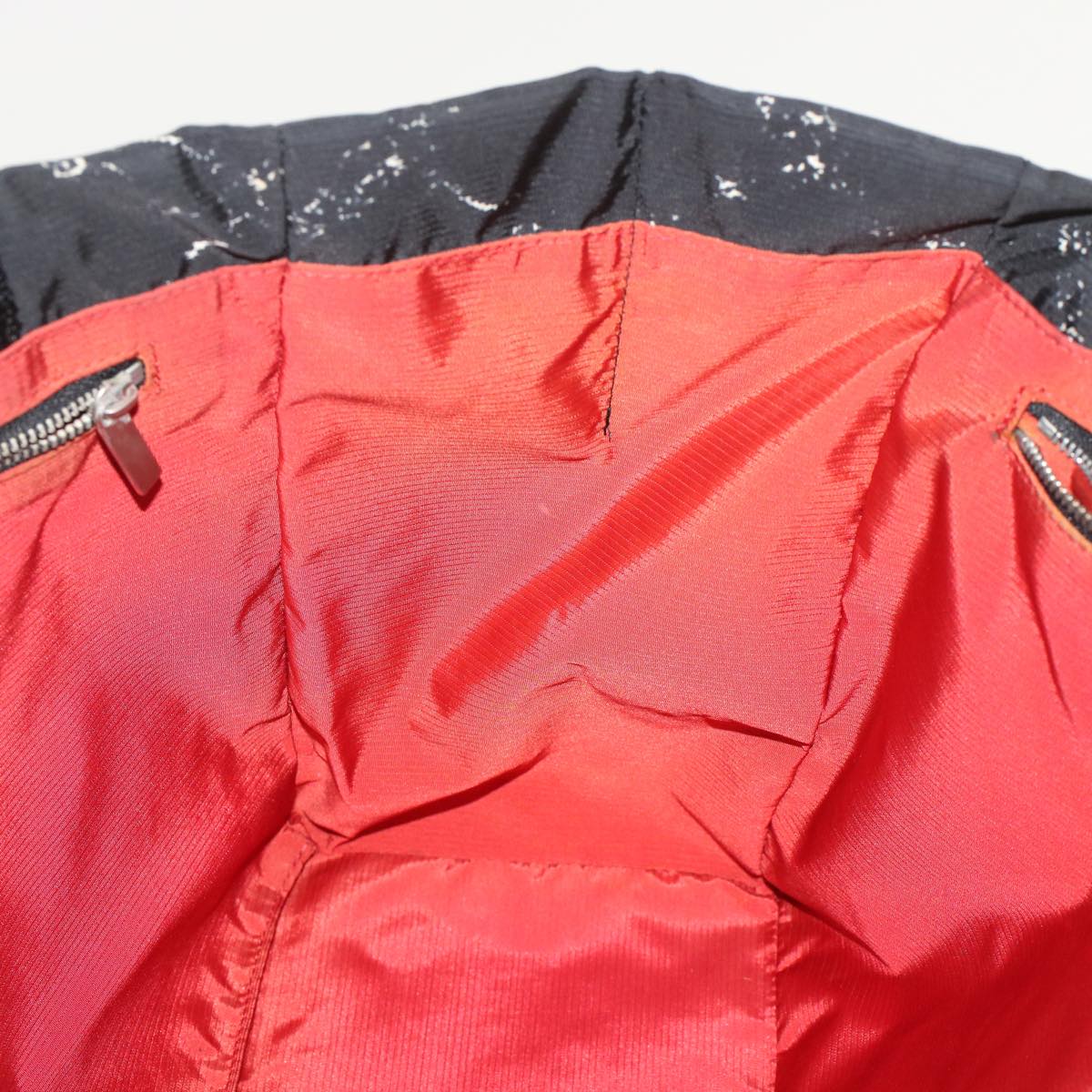 CHANEL Travel line Tote Bag Nylon Black CC Auth ep1132