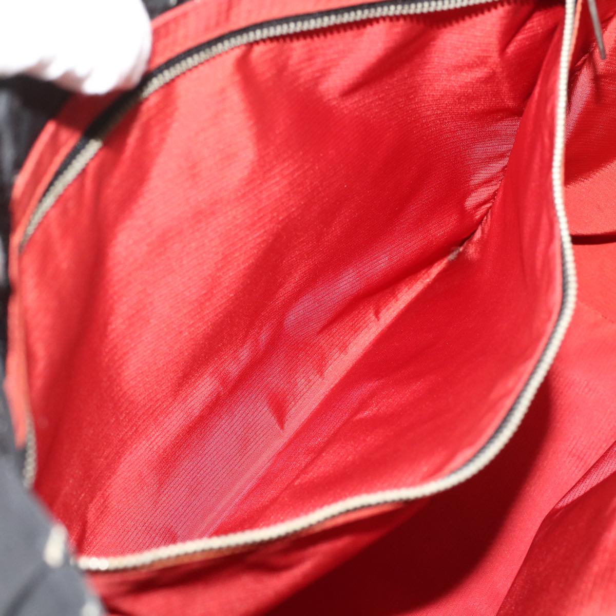 CHANEL Travel line Tote Bag Nylon Black CC Auth ep1132