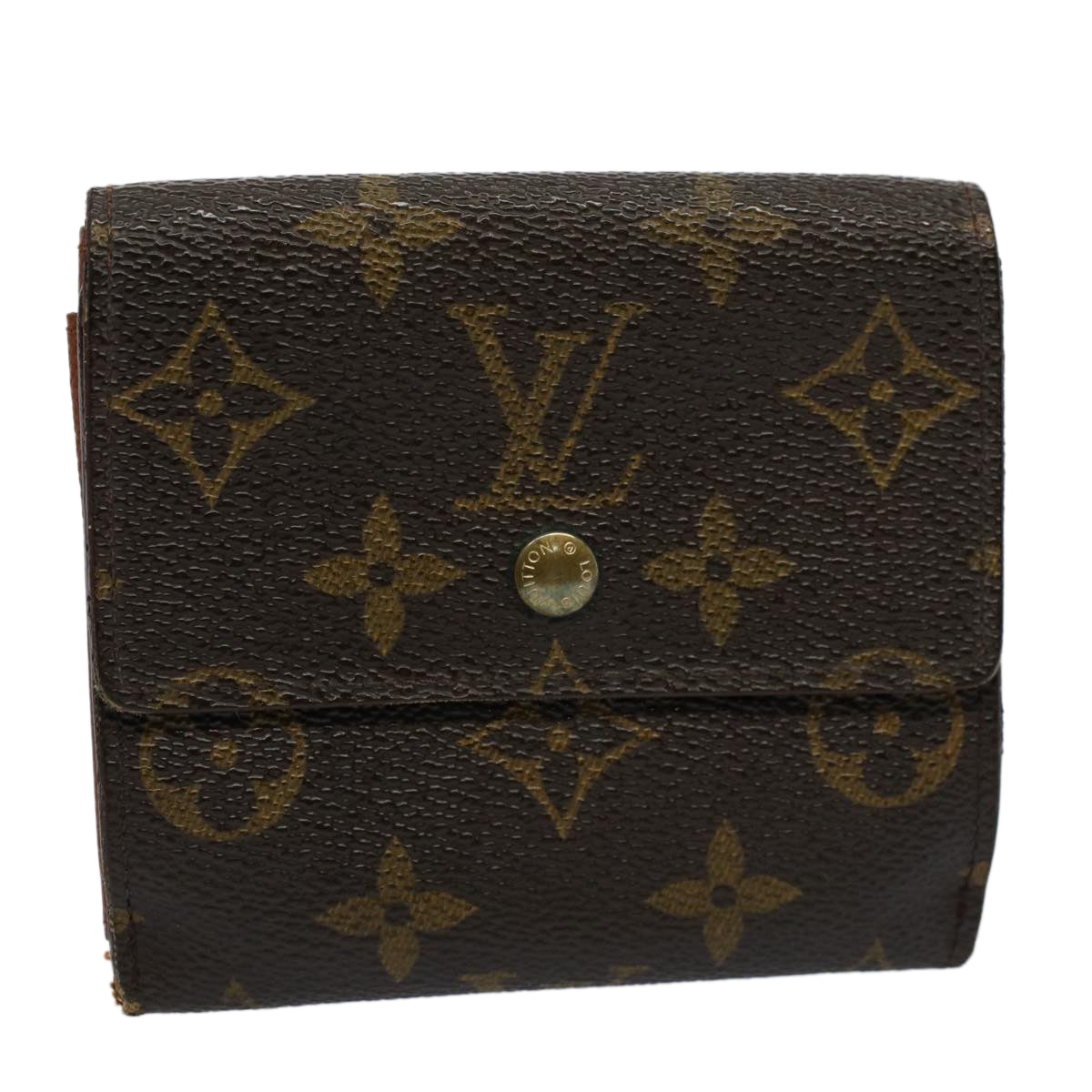 LOUIS VUITTON Monogram Porte Monnaie Bier Cartes Crdit Wallet M61652 Auth ep2466