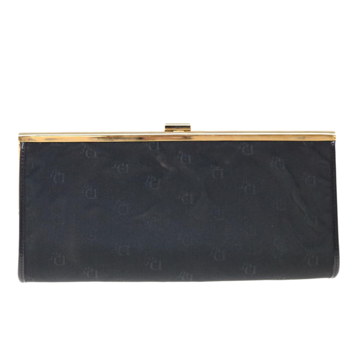 CHRISTIAN DIOR Clutch Bag Nylon Black Auth ep3005