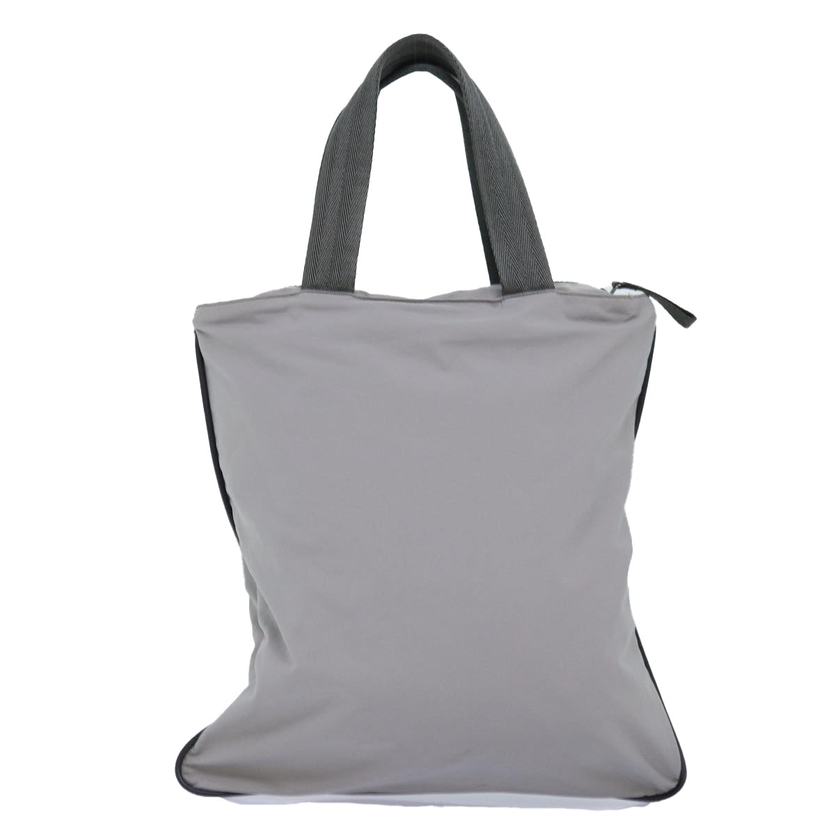 PRADA Sports Tote Bag Nylon Gray Auth ep4219