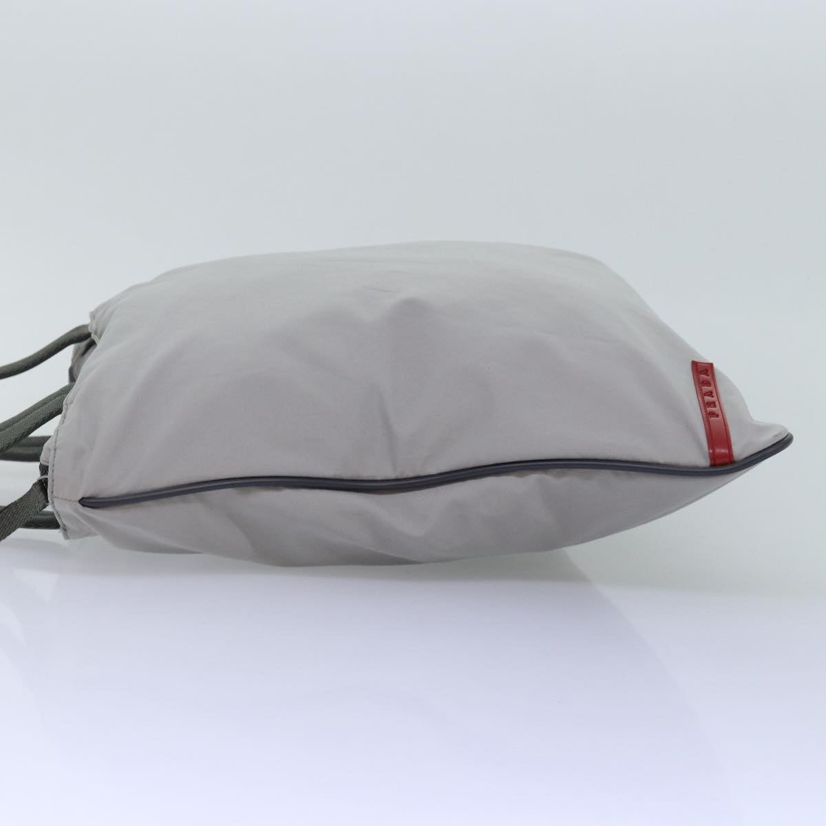 PRADA Sports Tote Bag Nylon Gray Auth ep4219