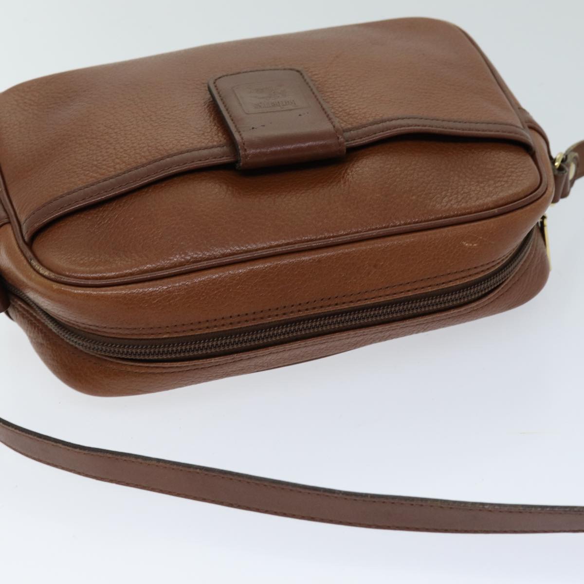 BURBERRYSs Shoulder Bag Leather Brown Auth ep4295