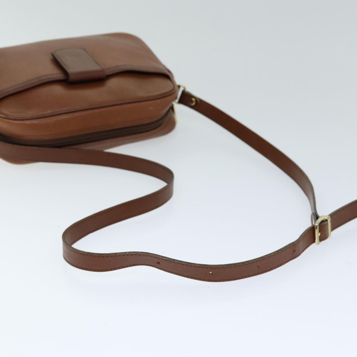 BURBERRYSs Shoulder Bag Leather Brown Auth ep4295