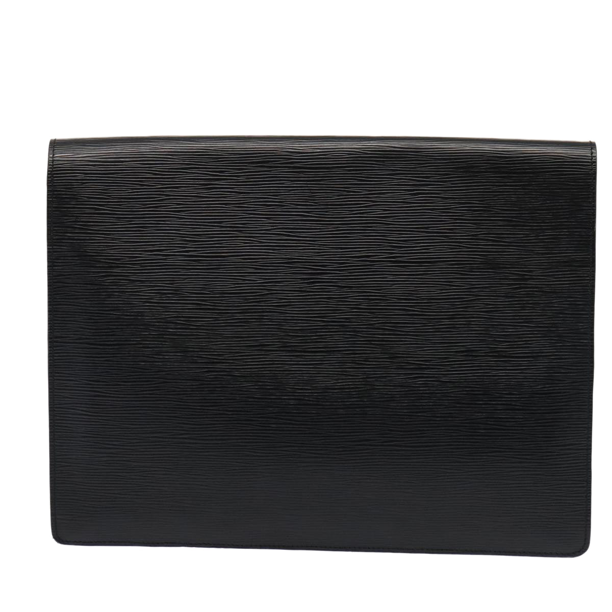 LOUIS VUITTON Epi Porte Documents Senateur Briefcase Black M54452 LV Auth ep5503