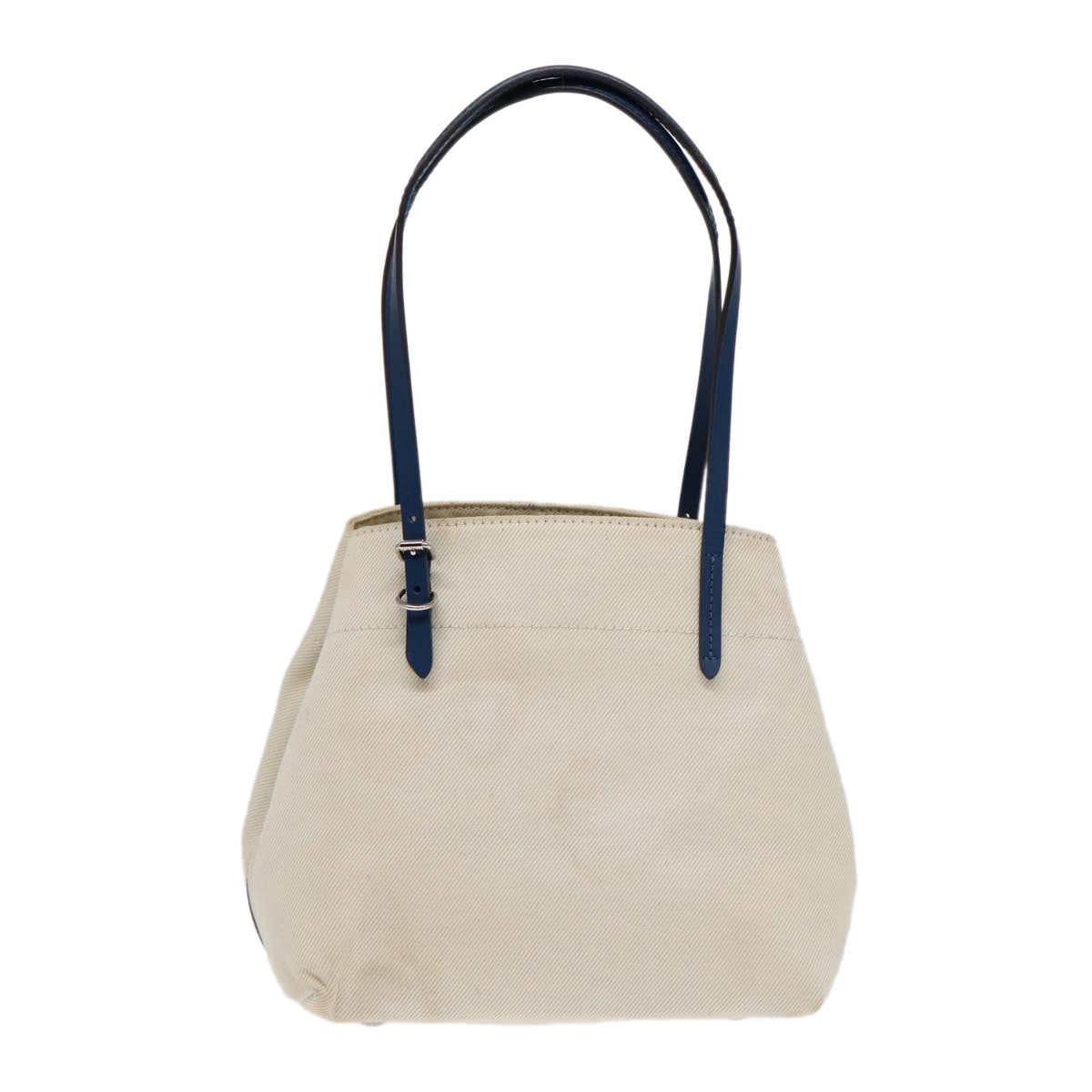 LOUIS VUITTON Cabas PM Tote Bag Canvas White Blue M94504 LV Auth ep5538