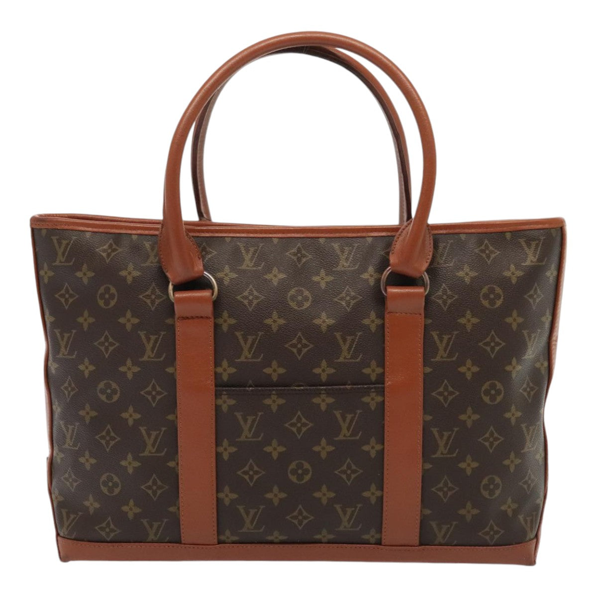 LOUIS VUITTON Monogram Sac Weekend PM Tote Bag M42425 LV Auth ep5556