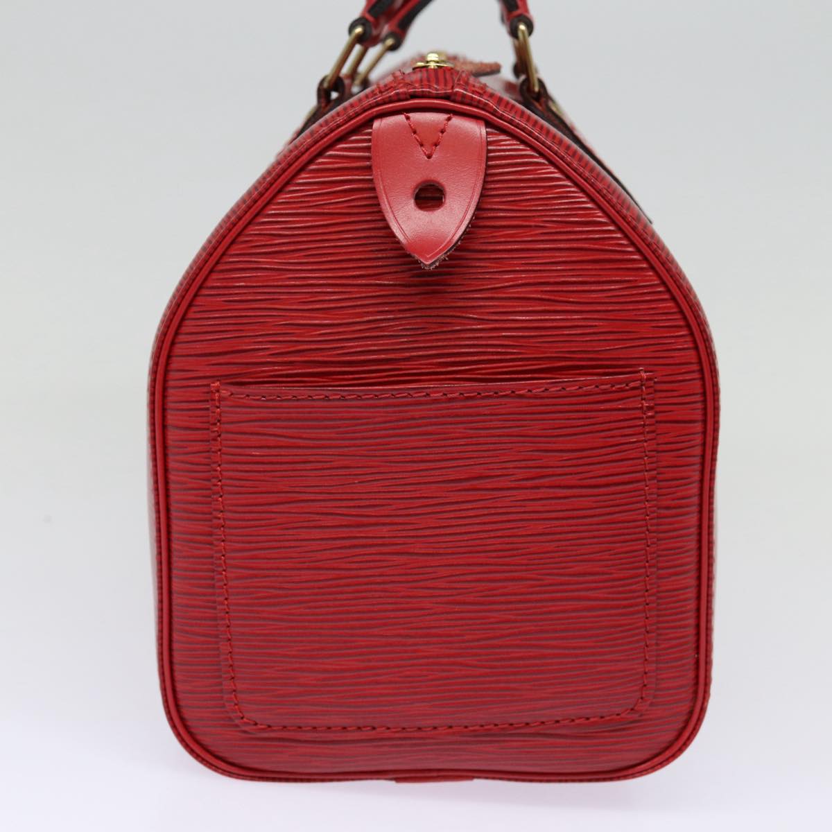LOUIS VUITTON Epi Speedy 25 Hand Bag Castilian Red M43017 LV Auth ep5559