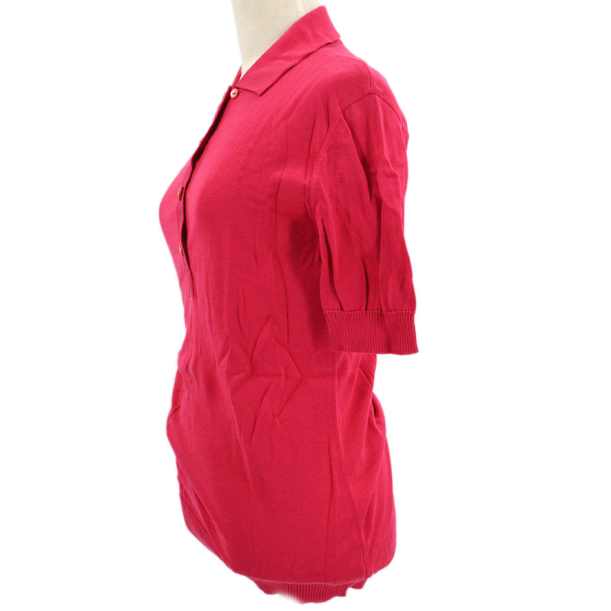 Chanel 1990s logo button polo shirt #38