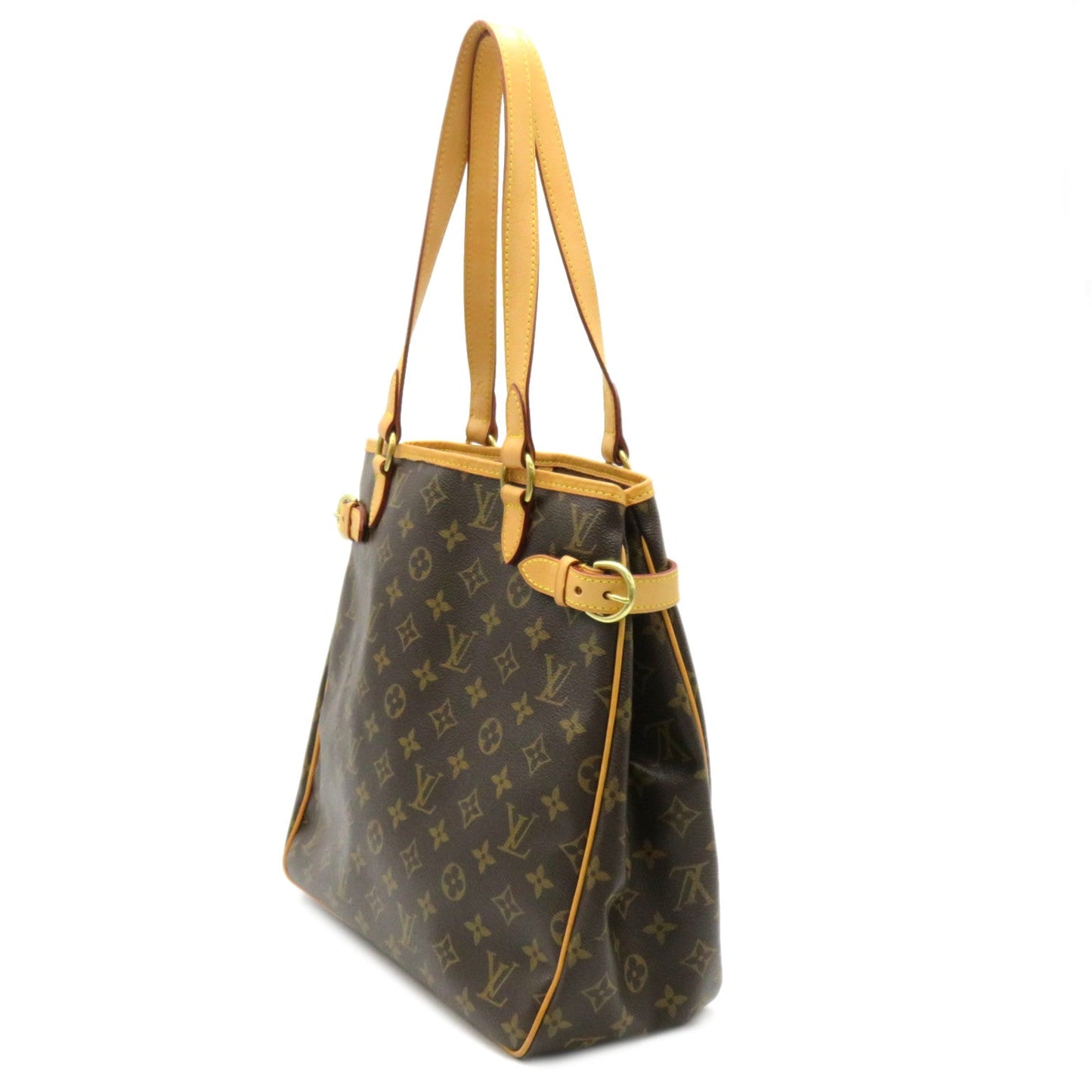 Louis Vuitton Vintage Vertical  Bag Tote Bag PVC Coated Canvas Monogram  Brown M51153