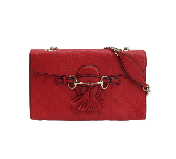 Gucci Emliy  Medium Bag Red