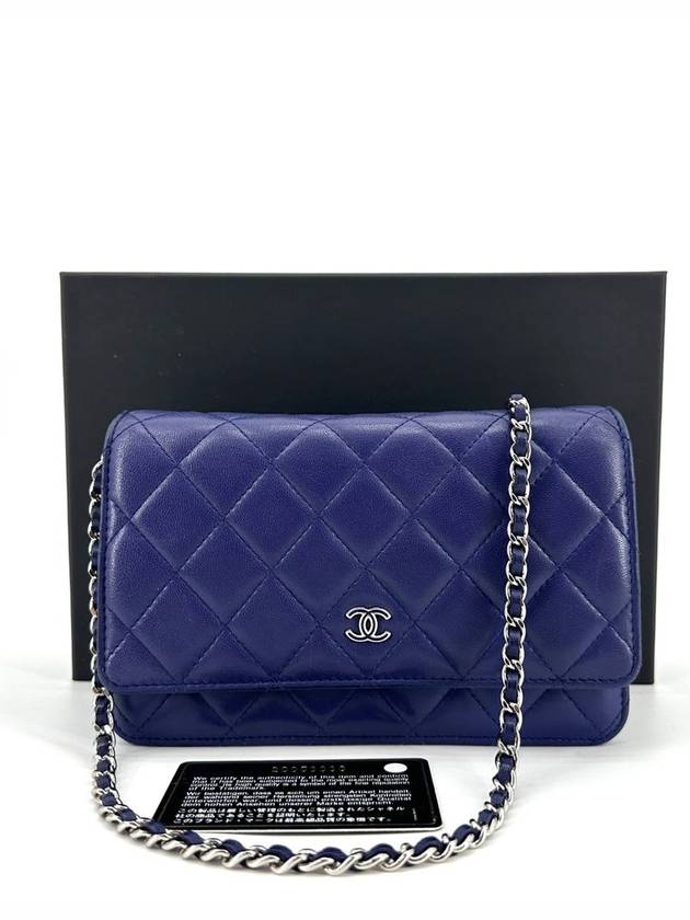 Lambskin mini cross bag WOC Chanel