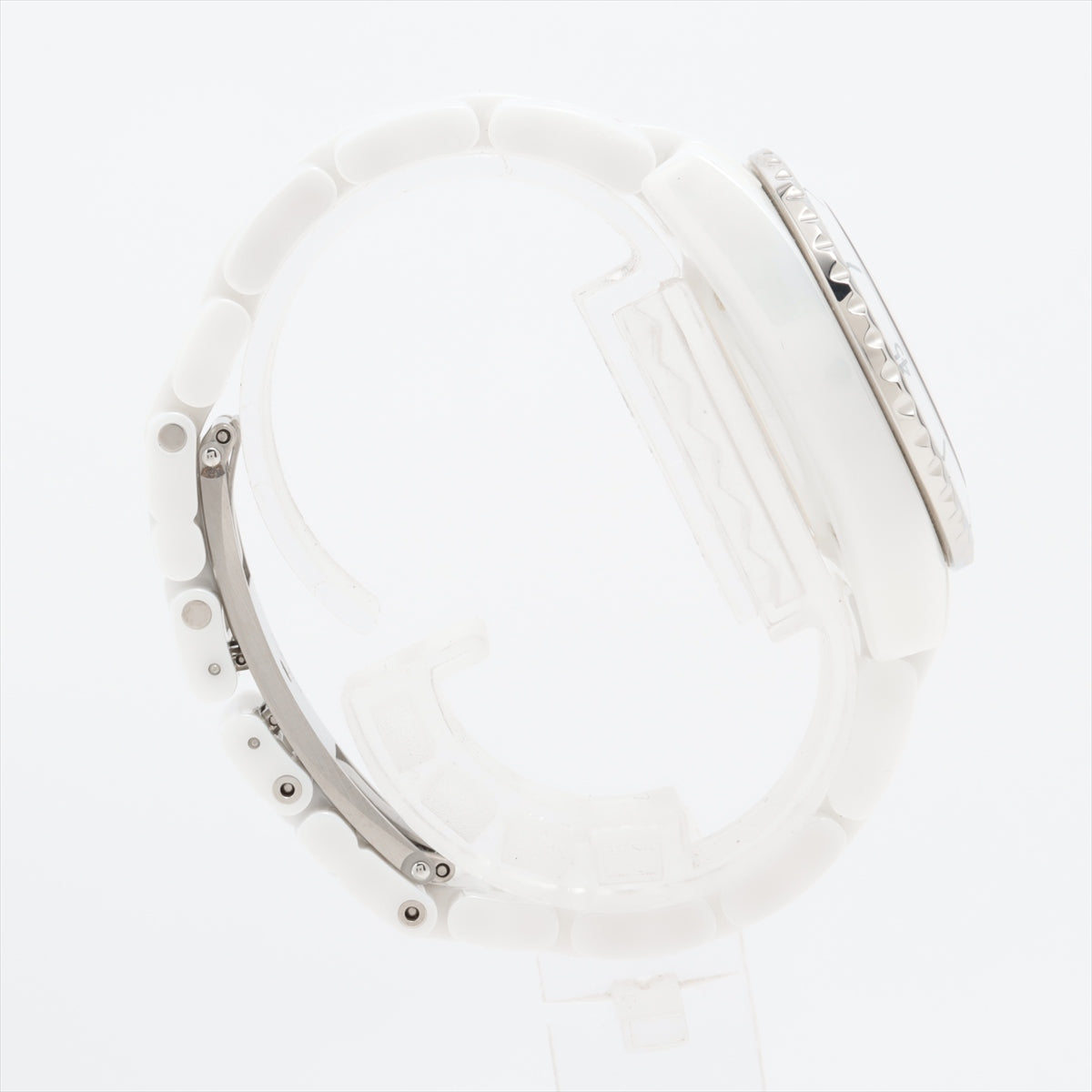 Chanel J12 H5699 SSCE AT White Writing s