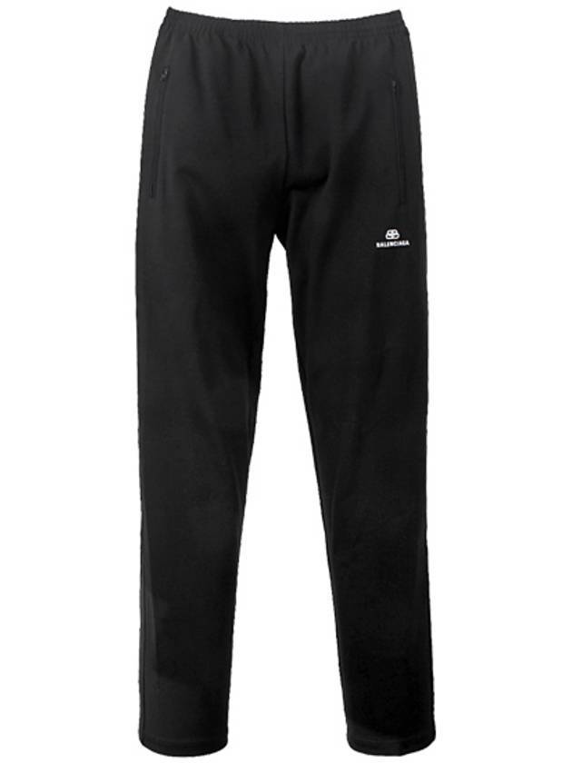 Luxury Balenciaga  BB Logo Jogger Track Pants Black