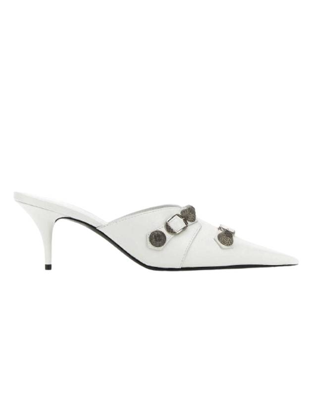 Luxury Balenciaga  Cagole 70mm Mule Optic White