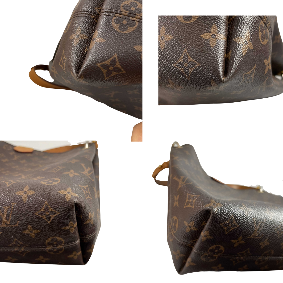 LOUIS VUITTON Graceful PM in Monogram Canvas Brown Shoulder Handbag