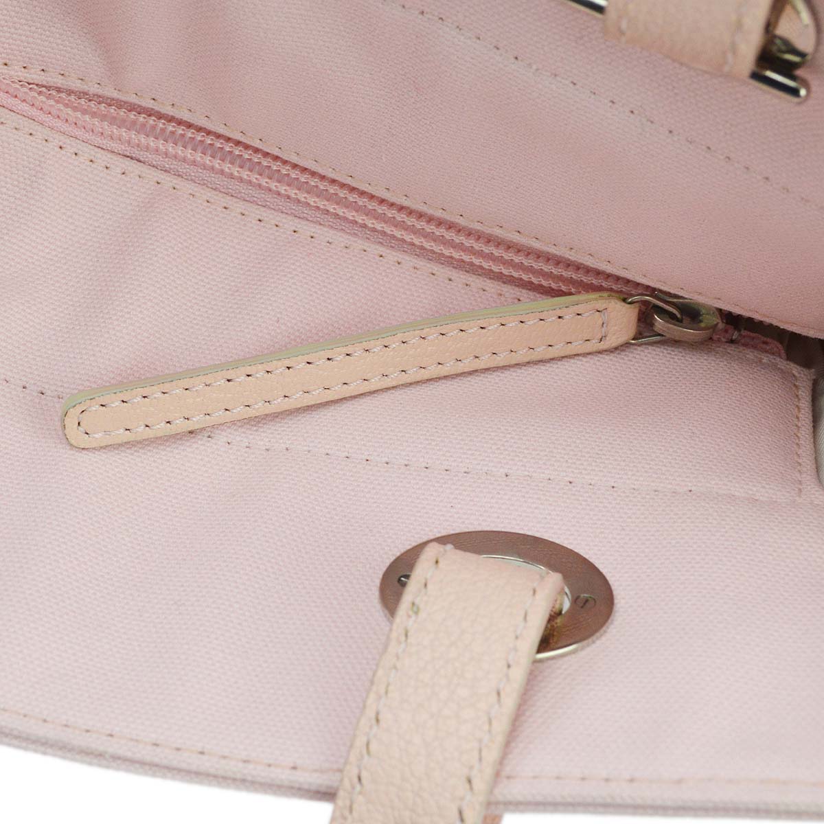 Chanel Pink Canvas Paris-Biarritz PM Tote Handbag