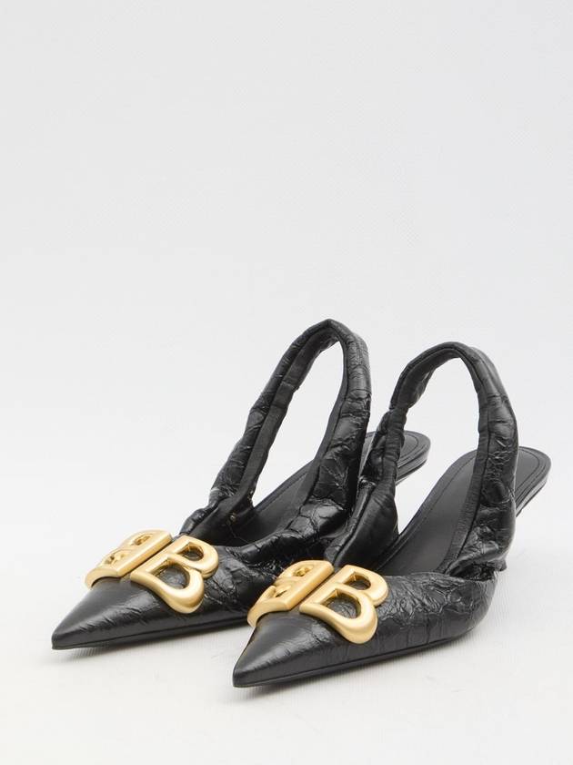 Luxury Balenciaga  Monaco 50mm slingback pumps