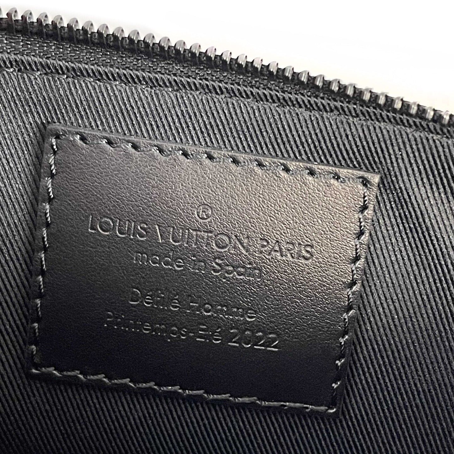 LOUIS VUITTON New w/o Tags Trio LV x Virgil Aboloh Black Silver Crossbody Bag