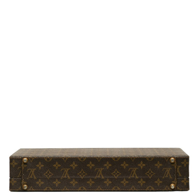 Louis Vuitton Monogram M53124 Carry Bag Leather Brown