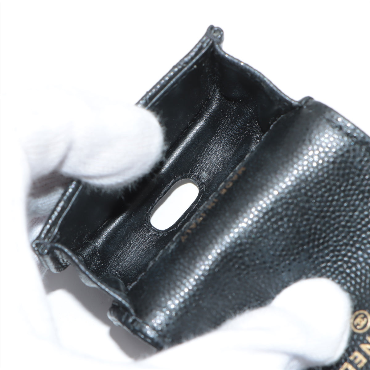 Chanel Matrasse Caviar S Chain Shoulder Bag Phone Case Black G  32rd
