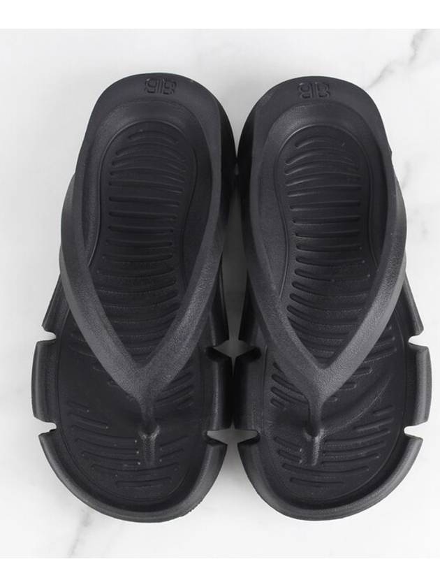 Luxury Balenciaga  Flip flop slippers black 36 230