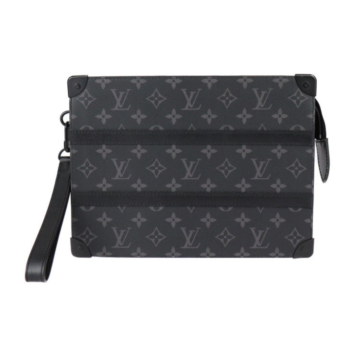Louis Vuitton Monogram Eclipse   Monogram Eclipse Monogram Eclipse Clutch Bag Handbag Pouch
