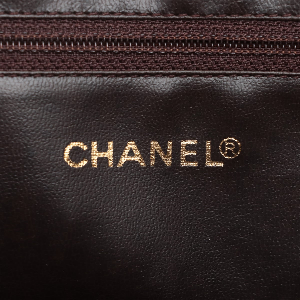 Chanel V Stitch Caviar S Tote Bag Brown G  1st