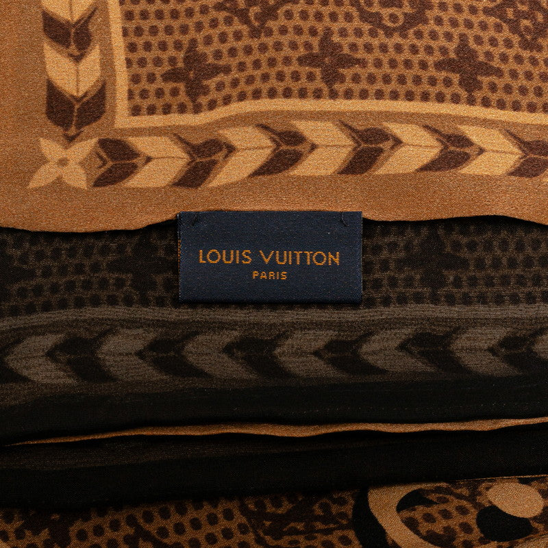 Louis Vuitton Monogram Shirt Brown Silk  Louis Vuitton
