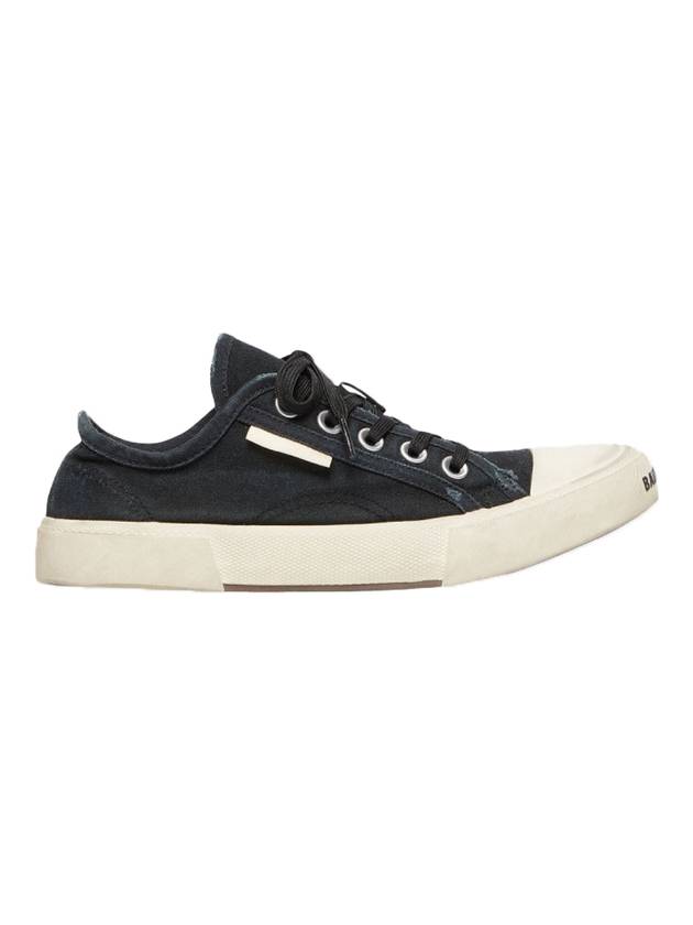 Luxury Balenciaga  Paris Low Top Sneakers Black