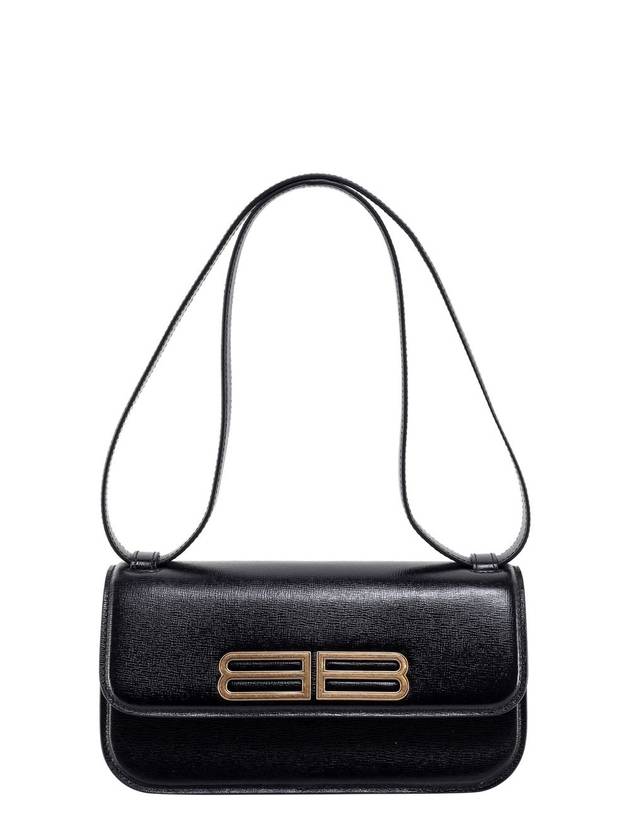 Luxury Balenciaga  BB Logo Gossip Small Shoulder Bag Black