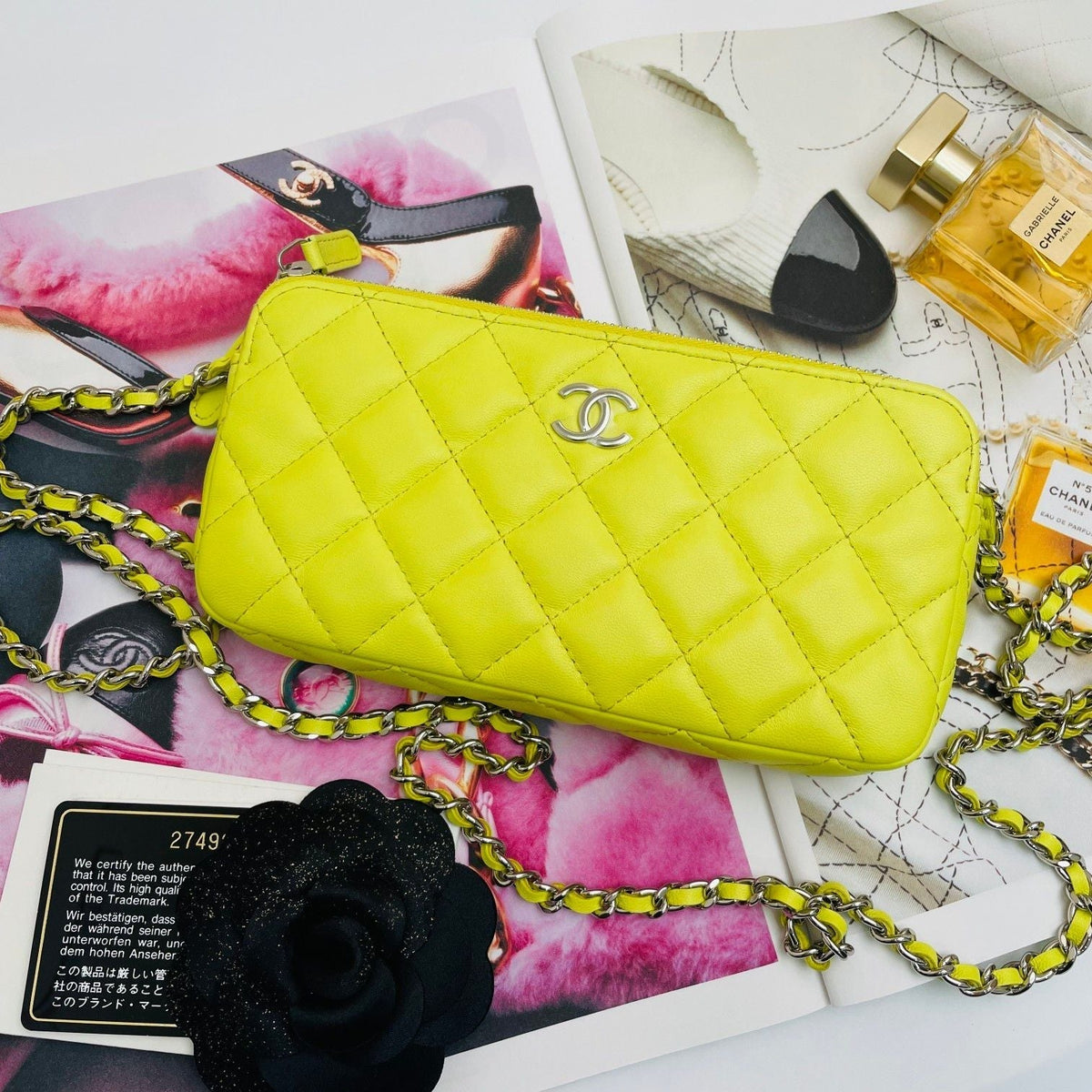 Chanel WOC Yellow 101285