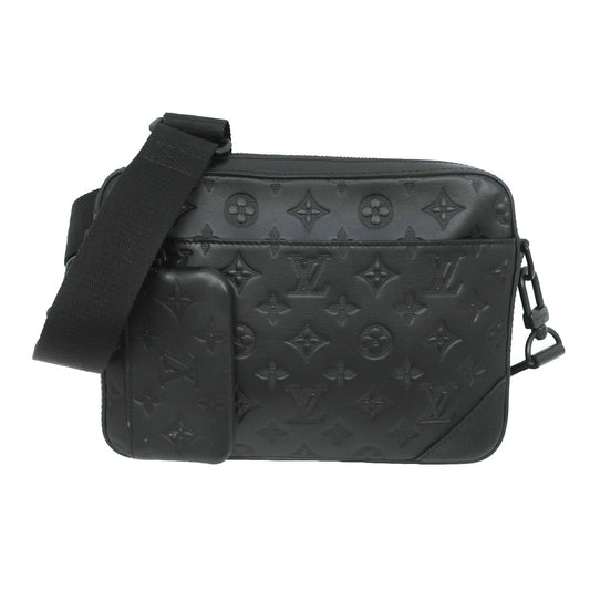 Louis Vuitton Monogram Shadow Duo Messenger Black M69827