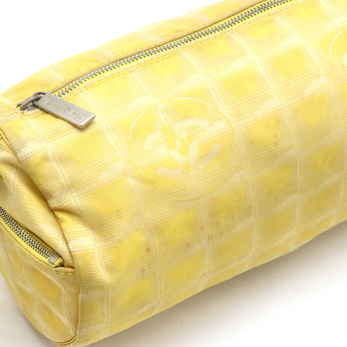 Chanel New Loveel Line Mini Roller Bag Body Bag Nylon  Leather Yellow A17669