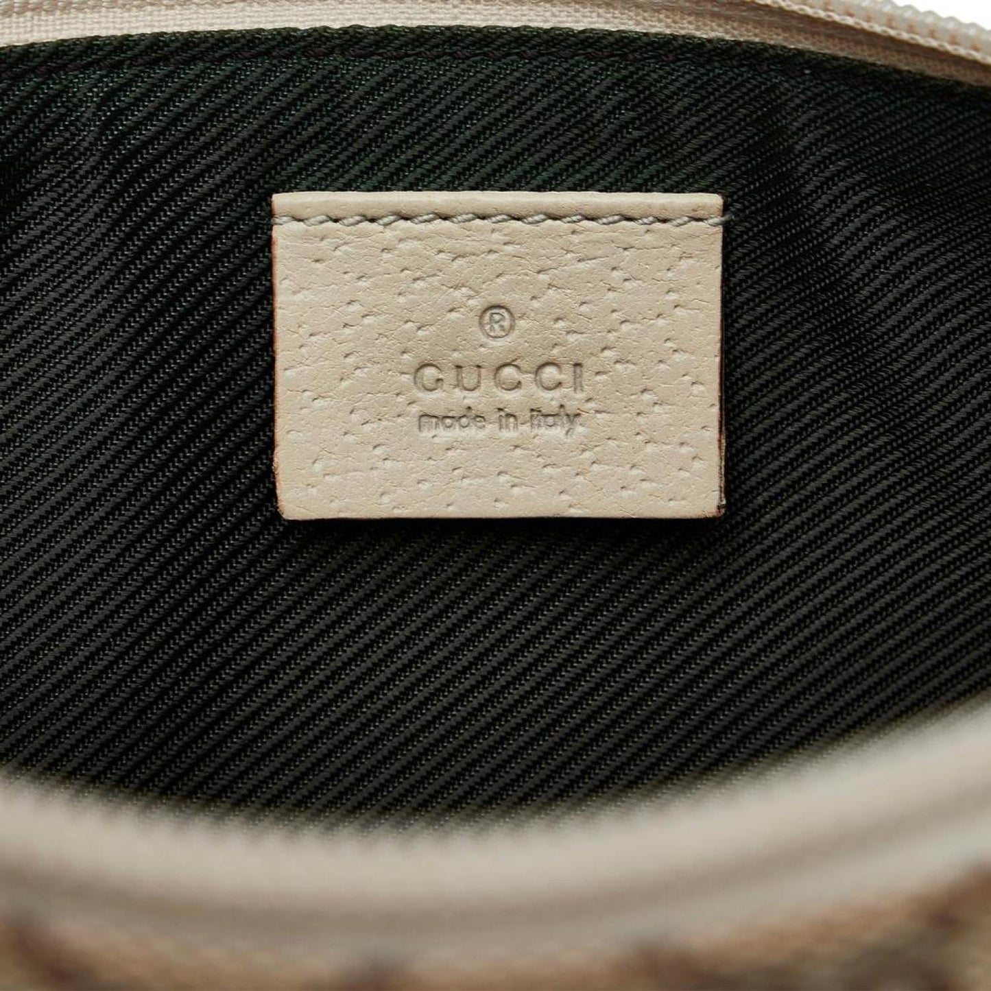 Gucci GG Canvas Boat Canvas Baguette Bag