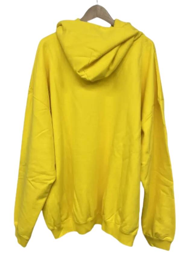Luxury Balenciaga  Logo Print Hoodie Yellow