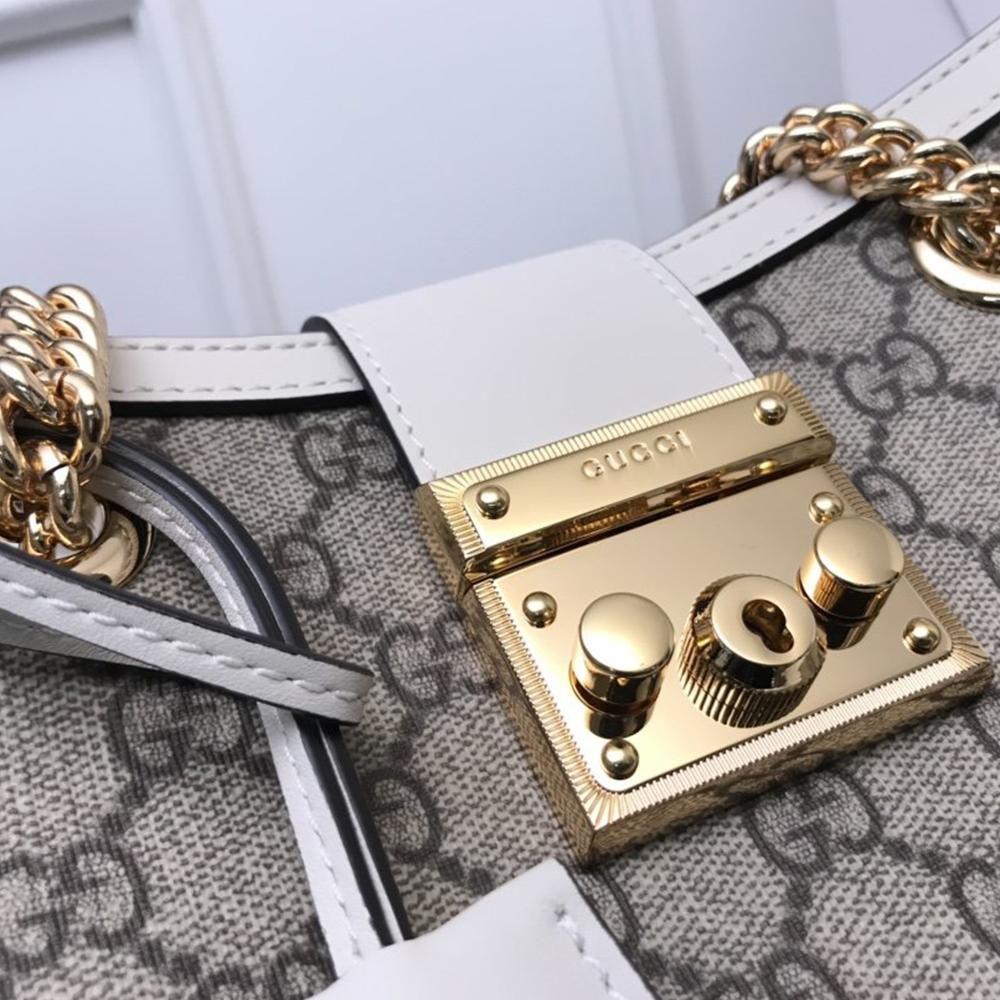 Gucci Padlock small GG shoulder bag