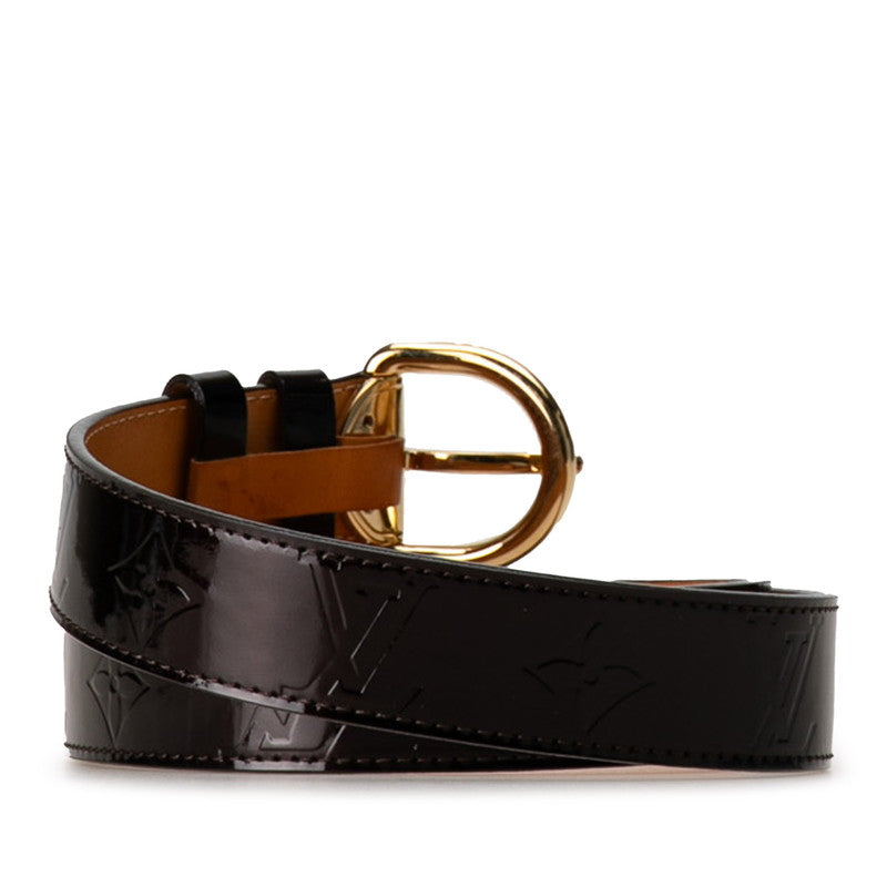 Louis Vuitton Monogram Vernis Sanctuary Belt 32/80 M6979 Amarant Pearl Patent Leather  Louis Vuitton