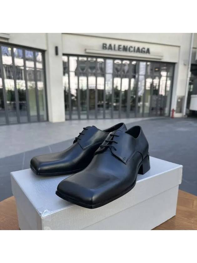 Luxury Balenciaga  Work Lace-Up Derby Black