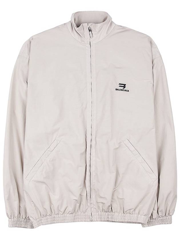Luxury Balenciaga  Logo Technical Track Jacket Beige