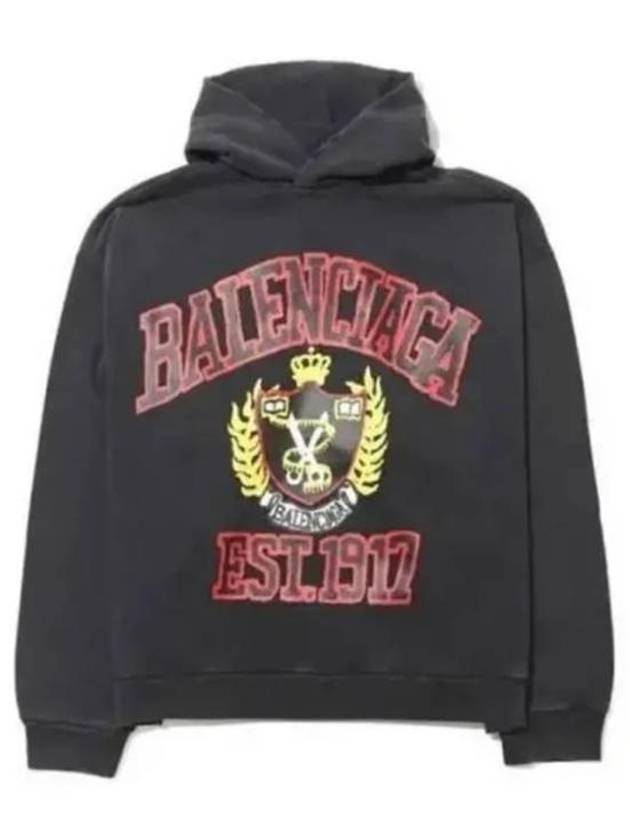 Luxury Balenciaga  DIY College Medium Fit Hoodie Black