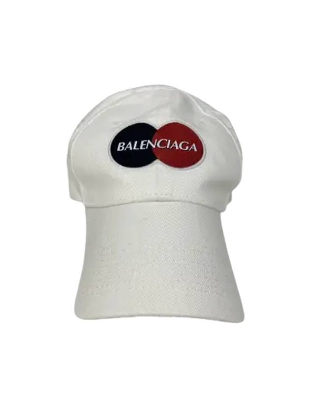Luxury Balenciaga  Uniform Ball Cap White