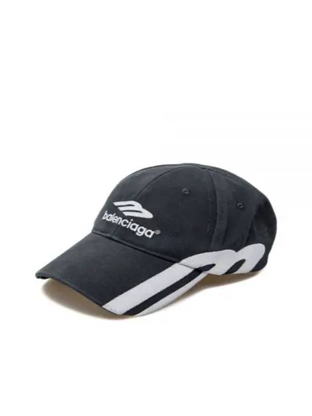Luxury Balenciaga  3B Sports Icon Ball Cap Black