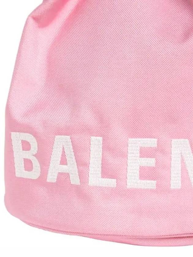 Luxury Balenciaga  Wheel XS Drawstring Bucket Bag Pink
